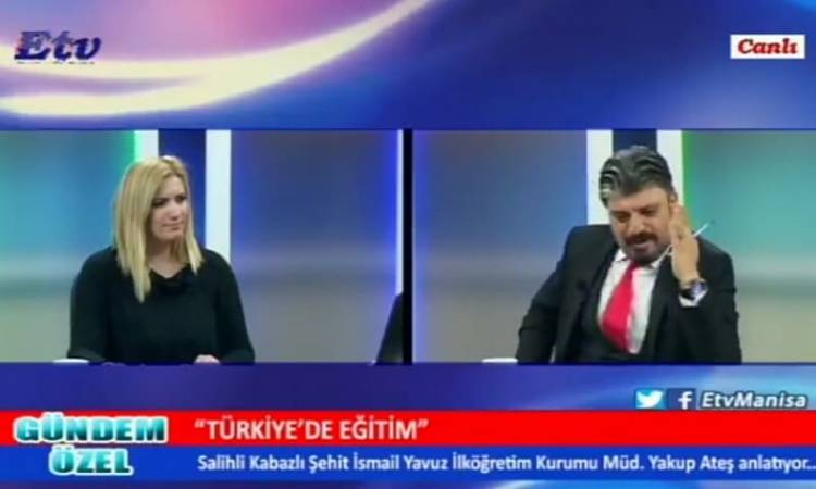 Salihli Kabazlı Şehit ismail Yavuz İlköğretim okulu müdürü Sayın Yakup Ateş ETV ekranlarında Gündem özel programının konuğu oldu.