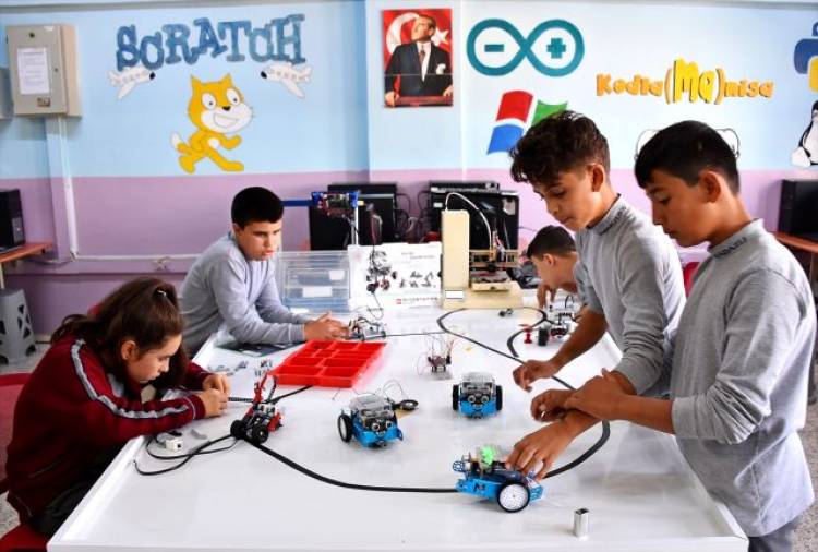 ÖĞRENCİLER ROBOTİK KODLAMA PROJELERİNİ YURTDIŞINDA ANLATIYOR - MANİSA - 20.Kasım 2019