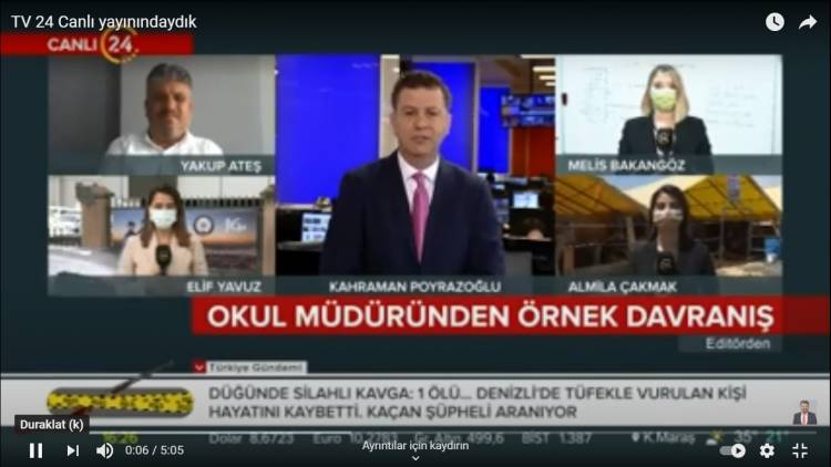 Kahraman POYRAZOĞLU İle TV 24 Canlı yayındaydık