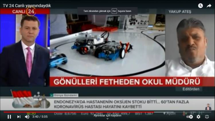 Kahraman POYRAZOĞLU İle TV 24 Canlı yayındaydık