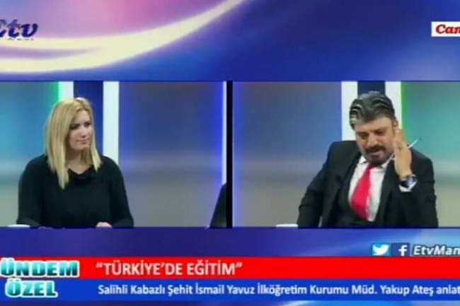 Salihli Kabazlı Şehit ismail Yavuz İlköğretim okulu müdürü Sayın Yakup Ateş ETV ekranlarında Gündem özel programının konuğu oldu.