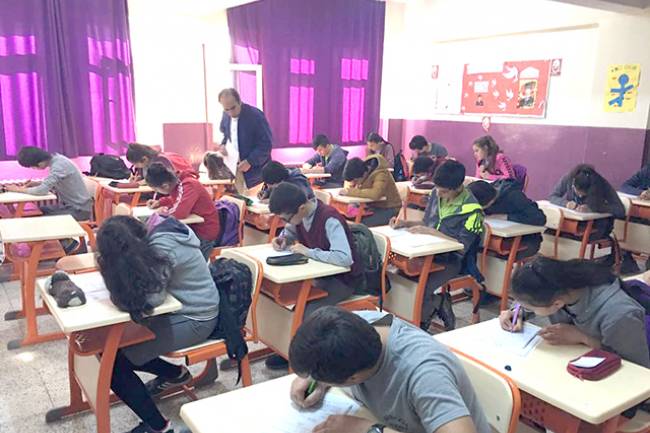Proje okulunda proje sınavı